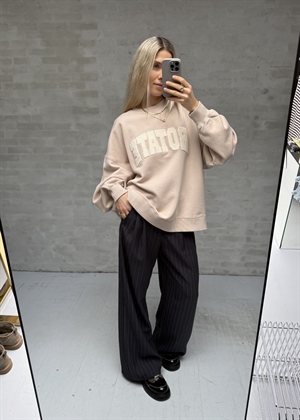 Heavy crewneck sweat Cement ROTATE SUNDAY